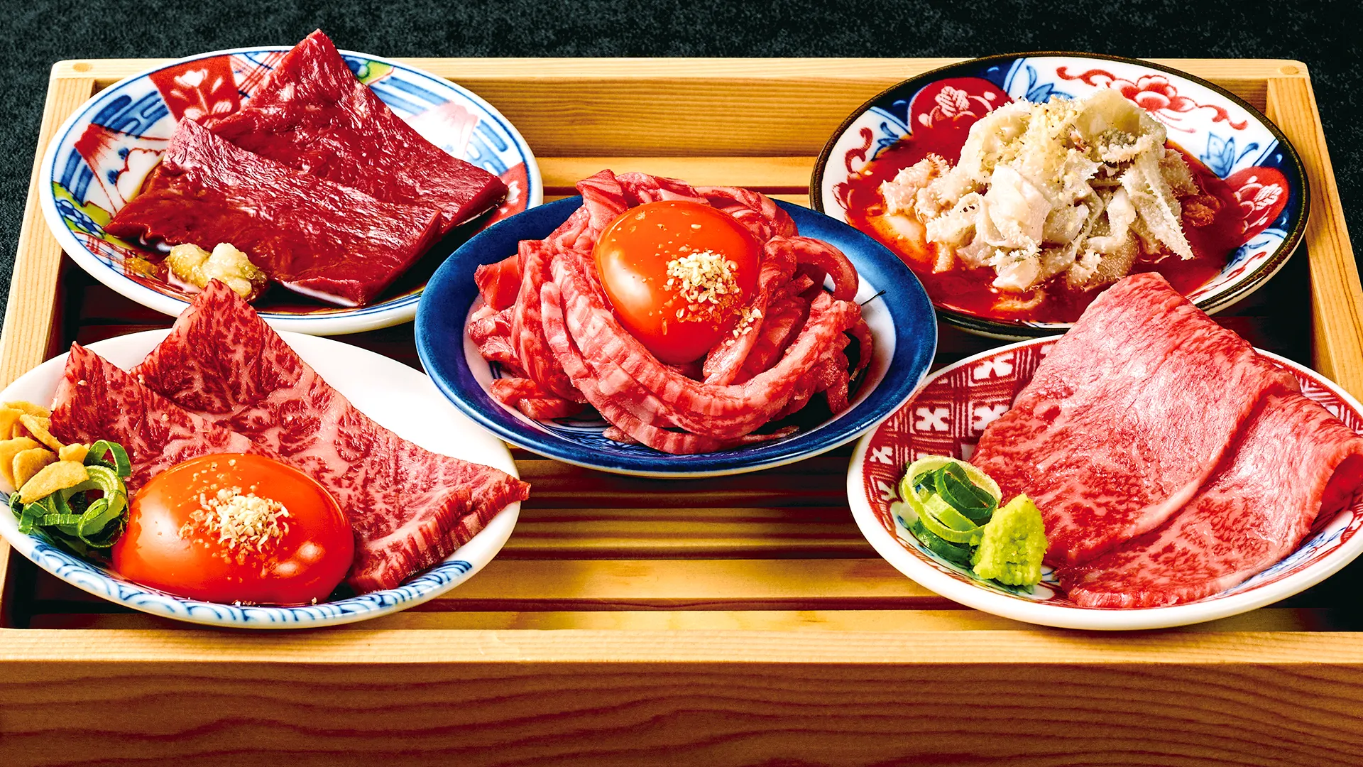 「엄선된 고기회 5종 모둠」 의 이미지