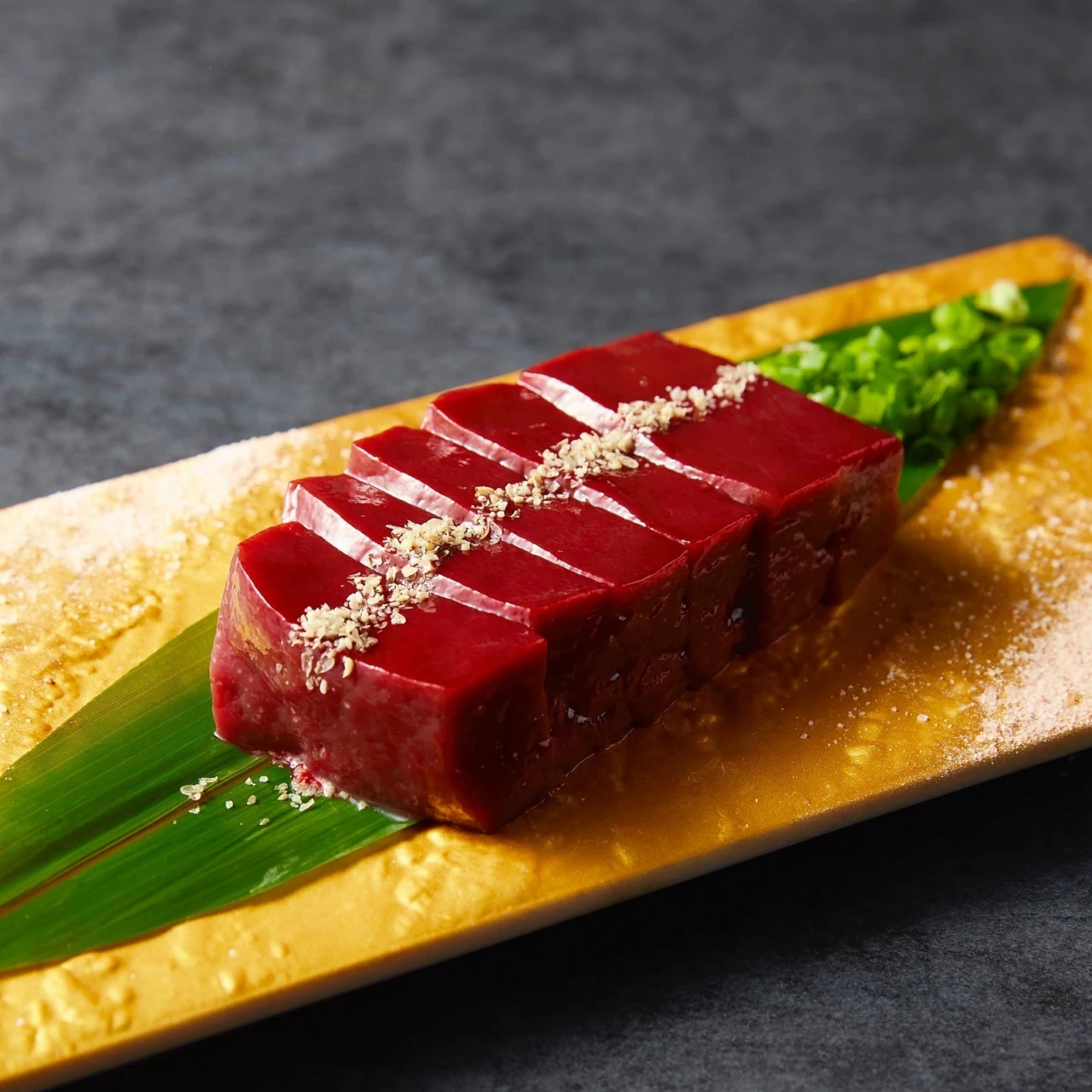 「新鲜烤牛肝」