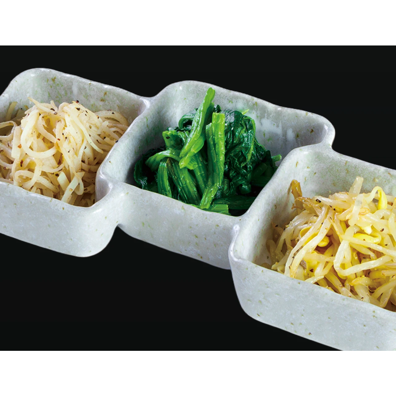 「韩式三种拌菜拼盘」