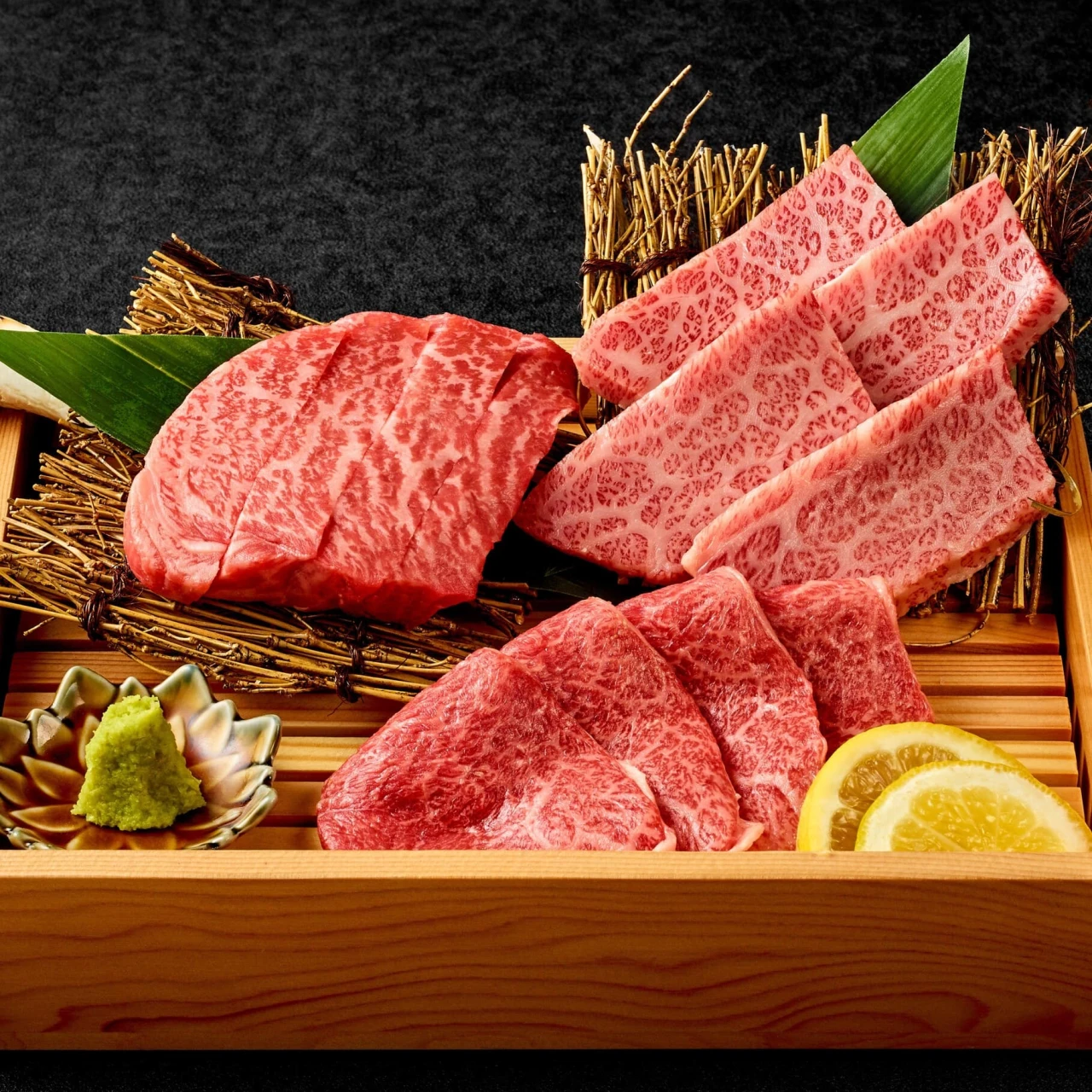 「고베규 3종 모듬（210g）」